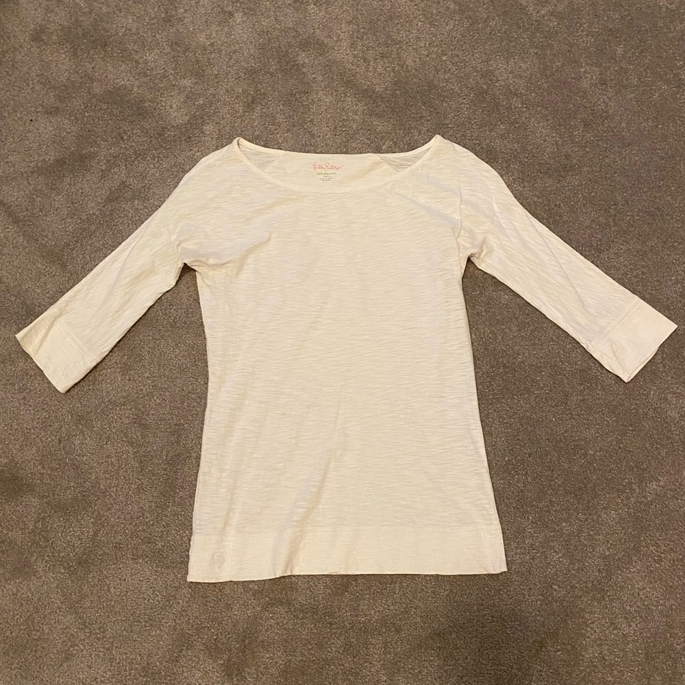 3/4 Sleeve Cotton Lilly Pulitzer Top
